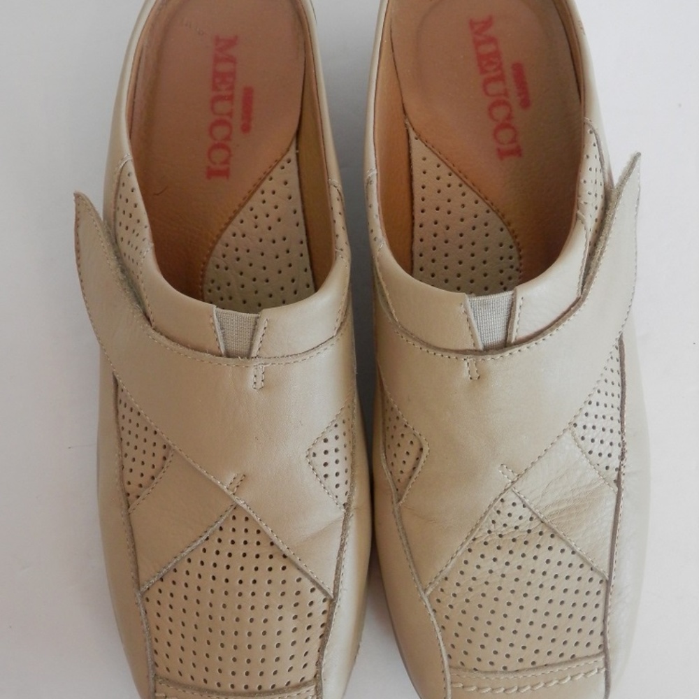 Sesto Meucci Slip On Beige Shoes - Picture 2 of 8